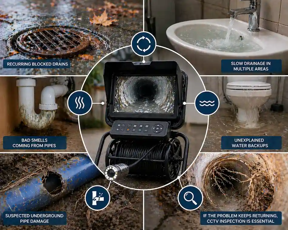 Professional CCTV Pipe Inspection