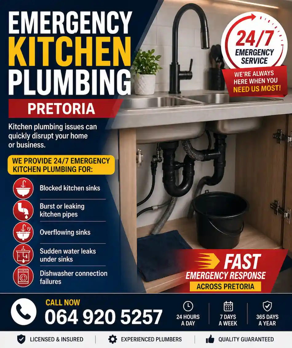 Kitchen Plumbing Solutions Pretoria